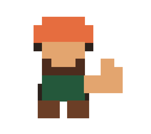Loggy celebrating a finished changelog